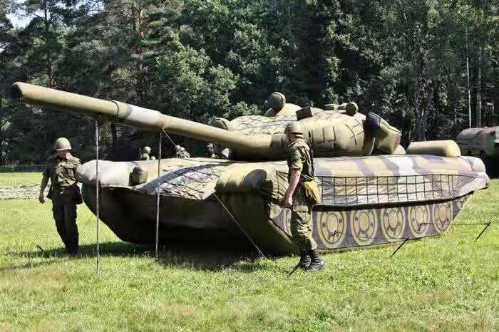 邢台部队充气坦克